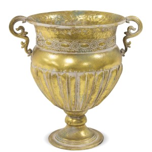 Donica osłonka doniczka wazon metalowy miedziany 36x36,5x30 112304