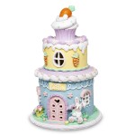 Figurka dekoracyjna tort domek led wielkanocny 26x17x17 174968