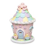 Figurka dekoracyjna tort domek led wielkanocny 21x14x14 174969