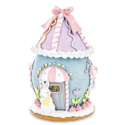 Figurka dekoracyjna tort domek led wielkanocny 19,5x13x13 174992