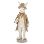 Figurka dekoracyjna wielkanocna królik 20x7,5x5,5 175240