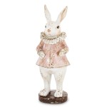 Figurka dekoracyjna wielkanocna królik 27,5x10,5x9,5 183074