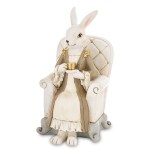 Figurka dekoracyjna wielkanocna królik 18x9,5x9,5 175237