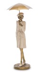 Figurka dekoracyjna kobieta pod parasolem kolekcja family 37x16x16 129621