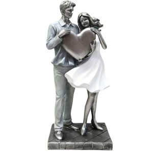 Figurka dekoracyjna zakochana para kolekcja family 25,5 cm 184156