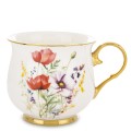 Kubek z porcelany kubek w kwiaty filiżanka do kawy herbaty 430 ml  171914