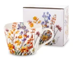 Kubek z porcelany kubek w kwiaty filiżanka do kawy herbaty 450 ml  183591