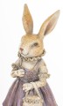 Figurka dekoracyjna wielkanocna królik 26x12x9,5 183067
