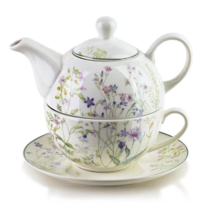 Czajnik z filiżanką dzbanek imbryk tea for one 280ml/410ml HTTE1851 