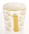 Kubek z porcelany biało złoty w opakowaniu dekoracyjnym 310ml 183583