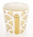 Kubek z porcelany biało złoty w opakowaniu dekoracyjnym 310ml 183584