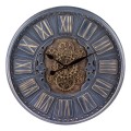 Zegar ścienny retro morski ruchome zębatki 70cm 142420