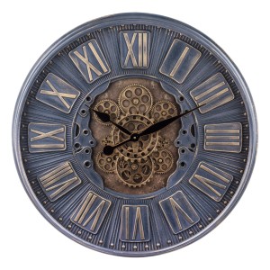 Zegar ścienny retro morski ruchome zębatki 70cm 142420