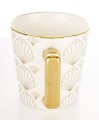 Kubek z porcelany biało złoty w opakowaniu dekoracyjnym 310ml 183586