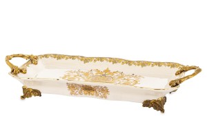 Taca dekoracyjna stylowa kolekcja pałacowa 7,5x43,5x18 176089