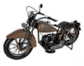 Replika motocykla pojazdu brązowego zabytkowa 21x36x12 25XJZ023