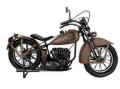 Replika motocykla pojazdu brązowego zabytkowa 21x36x12 25XJZ023