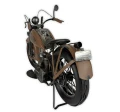 Replika motocykla pojazdu brązowego zabytkowa 21x36x12 25XJZ023