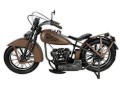 Replika motocykla pojazdu brązowego zabytkowa 21x36x12 25XJZ023