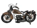 Replika motocykla pojazdu brązowego zabytkowa 21x36x12 25XJZ023