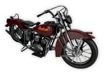 Replika motocykla pojazdu bordowego zabytkowa 17x37x10 25XJZ095