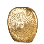 Wazon osłonka doniczka wazon metalowy złoty  54x17x61,5 185856