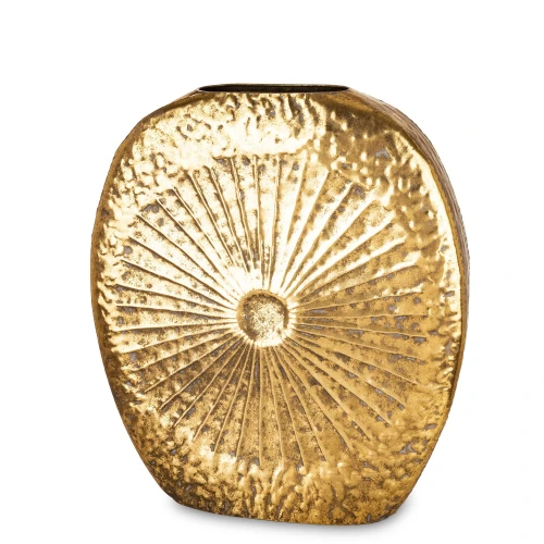 Wazon osłonka doniczka wazon metalowy złoty  54x17x61,5 185856