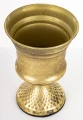 Osłonka donica doniczka metalowa złota 19x13x13 179614