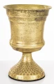 Osłonka donica doniczka metalowa złota 19x13x13 179614
