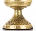 Osłonka donica doniczka metalowa złota 19x13x13 179614