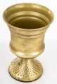 Osłonka donica doniczka metalowa złota 19x13x13 179614