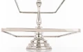 Patera dekoracyjna lustrzana srebrny 3 poziomowa 55x47x31 173345