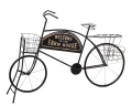 Kwietnik metalowy stojak rower retro na kwiaty 87,5x130x38 175846