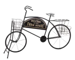 Kwietnik metalowy stojak rower retro na kwiaty 87,5x130x38 175846