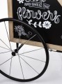 Kwietnik metalowy wózek retro na kwiaty 123,5x75x96 176524