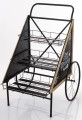 Kwietnik metalowy wózek retro na kwiaty 123,5x75x96 176524