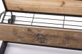 Kwietnik metalowy stojak retro na kwiaty 125x66x47 175856