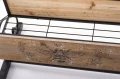 Kwietnik metalowy stojak retro na kwiaty 125x66x47 175856