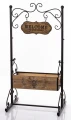 Kwietnik metalowy stojak retro na kwiaty 125x66x47 175856