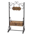 Kwietnik metalowy stojak retro na kwiaty 125x66x47 175856