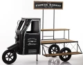 Kwietnik metalowy stojak pojazd retro na kwiaty 135x166x82 175855