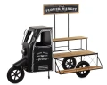 Kwietnik metalowy stojak pojazd retro na kwiaty 135x166x82 175855