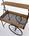 Kwietnik metalowy stojak wózek retro na kwiaty 179x112x60 175852