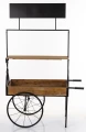 Kwietnik metalowy stojak wózek retro na kwiaty 179x112x60 175852