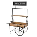 Kwietnik metalowy stojak wózek retro na kwiaty 179x112x60 175852