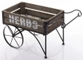Kwietnik metalowy stojak wózek retro na kwiaty 36,5x62x33 175847