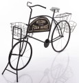 Kwietnik metalowy stojak rower retro na kwiaty 87,5x130x38 175846