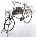 Kwietnik metalowy stojak rower retro na kwiaty 87,5x130x38 175846
