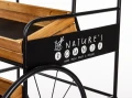 Kwietnik metalowy stojak wózek retro na kwiaty  188x85x110 184455