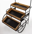 Kwietnik metalowy stojak wózek retro na kwiaty  188x85x110 184455